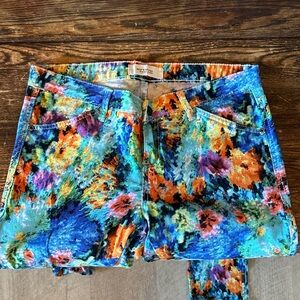 Andrea Jovine Multicolor Abstract Pants